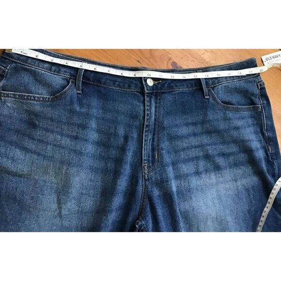 Old Navy Womens Relaxed Fit Denim Jeans Size 20 Made Of Cotton & Spandex - Picture 3 of 6